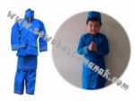 Baju Adat Betawi - Beskap Biru